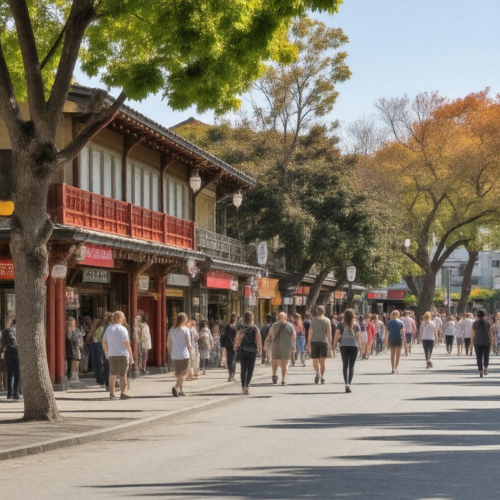 AI-created image of San Jose Japantown