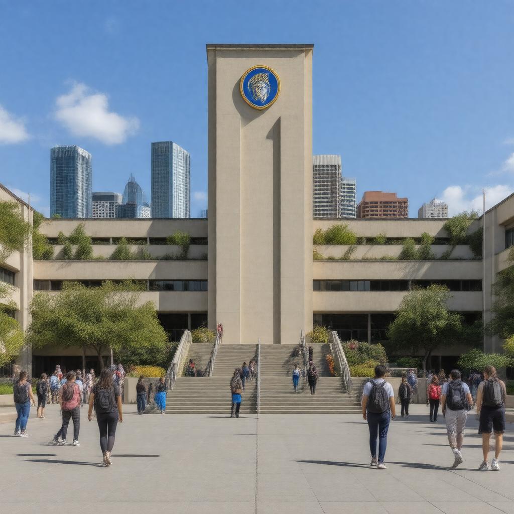 AI-created image of San Jose State University