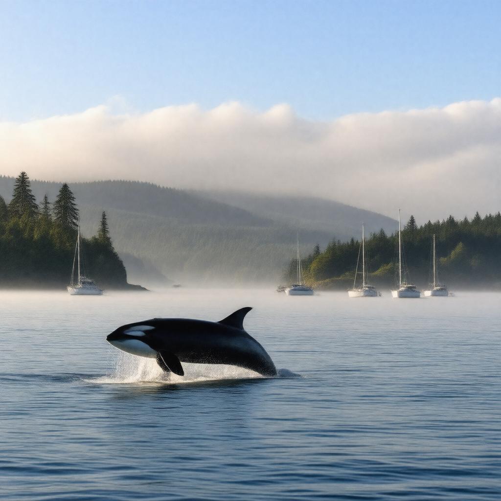 AI-created image of San Juan Islands