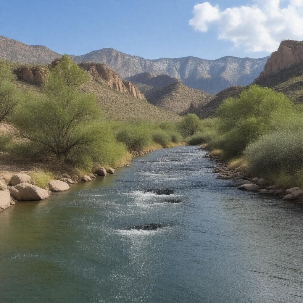AI-created image of San Juan River
