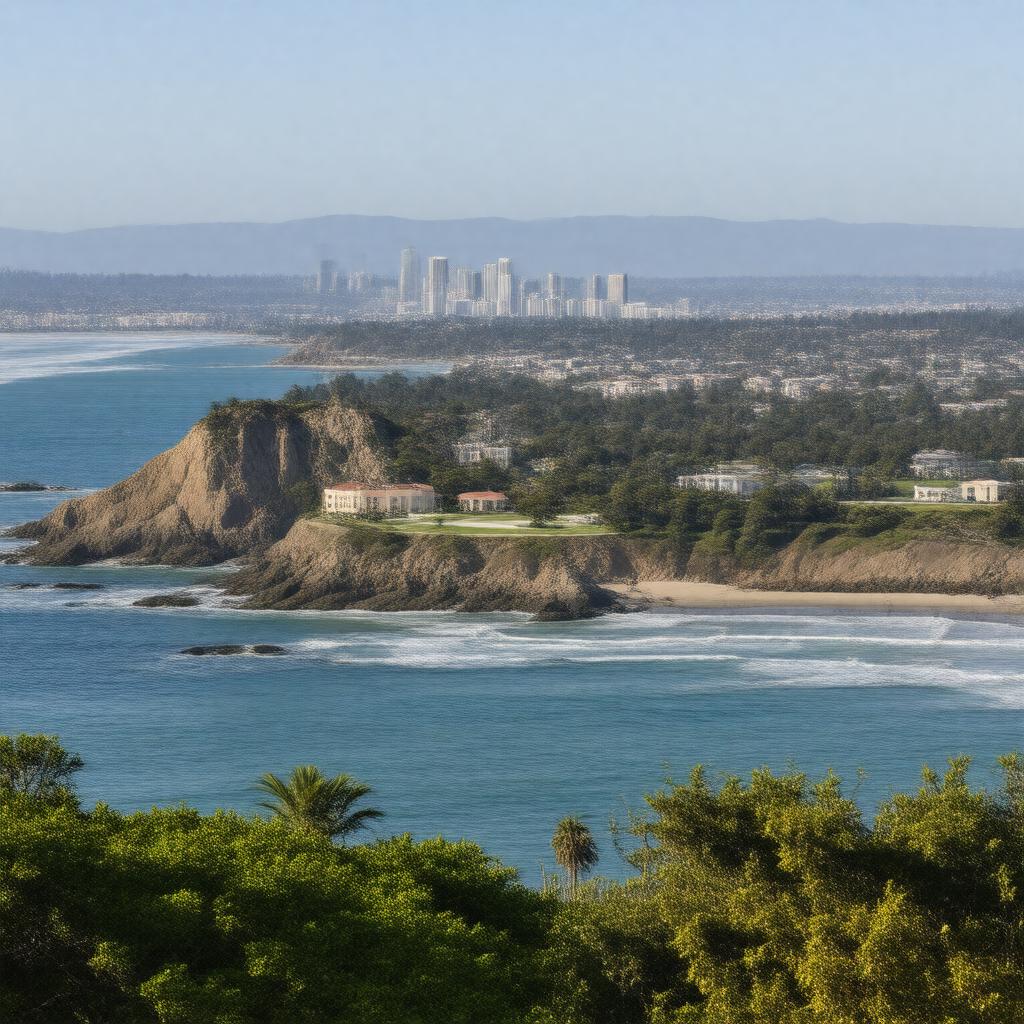 AI-created image of San Mateo County, California, United States