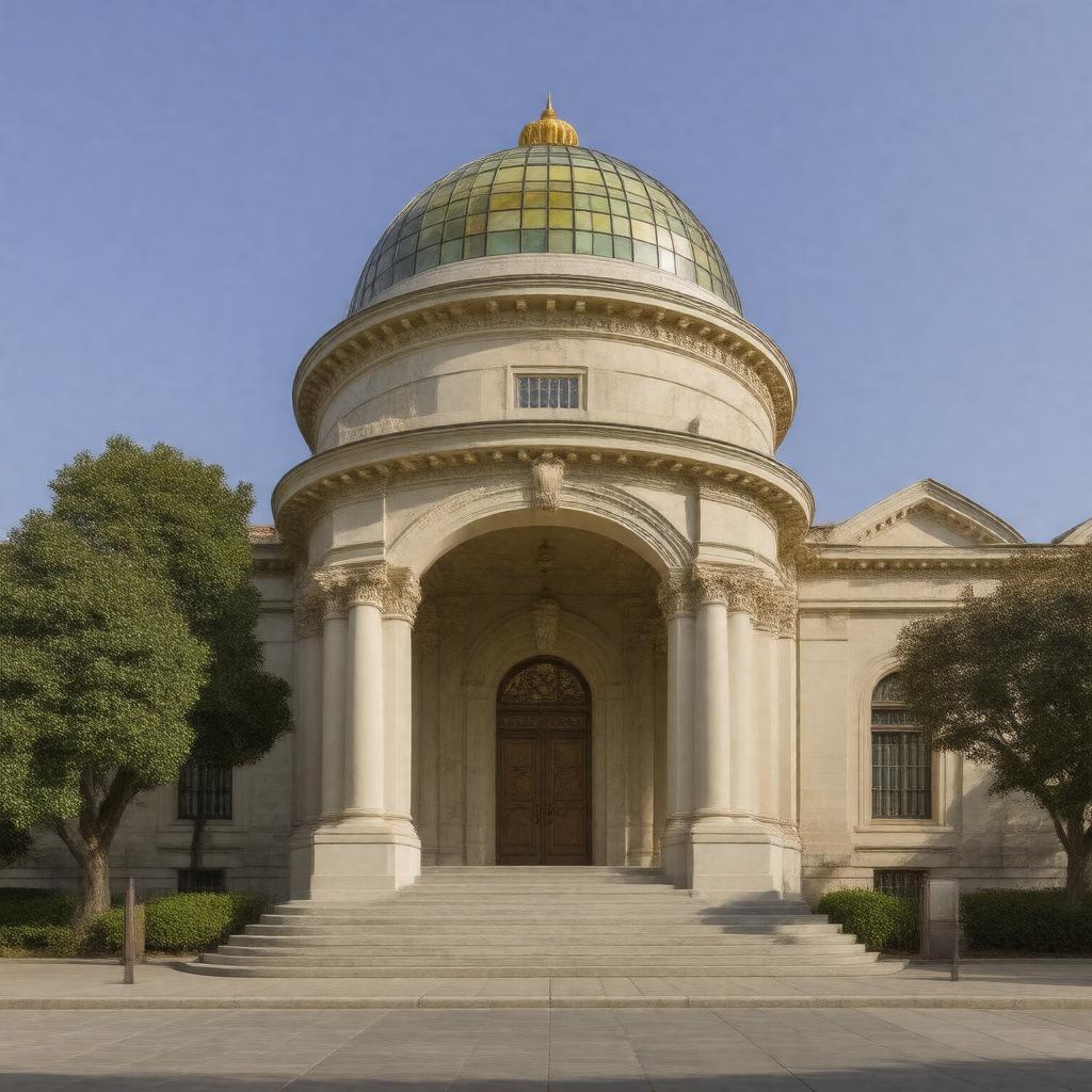 AI-created image of San Mateo County History Museum