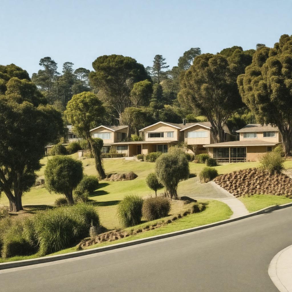 AI-created image of San Mateo Highlands