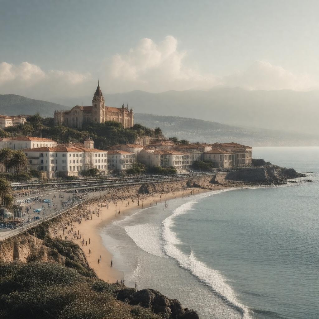 AI-created image of San Sebastián, Spain