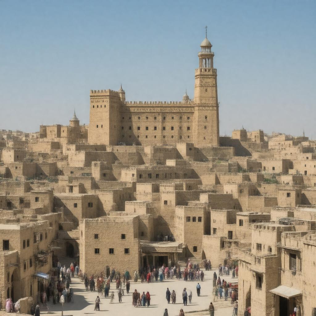 AI-created image of Sana'a