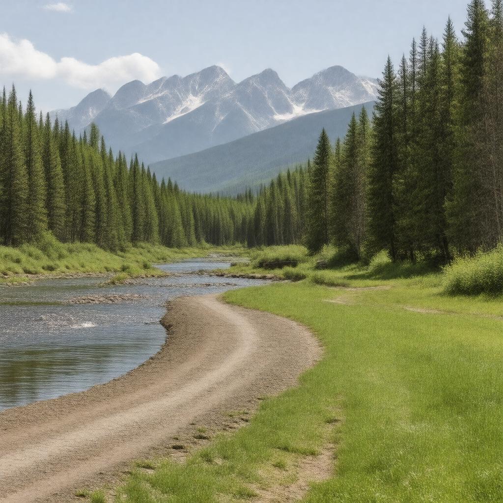 AI-created image of Sanctuary River Campground