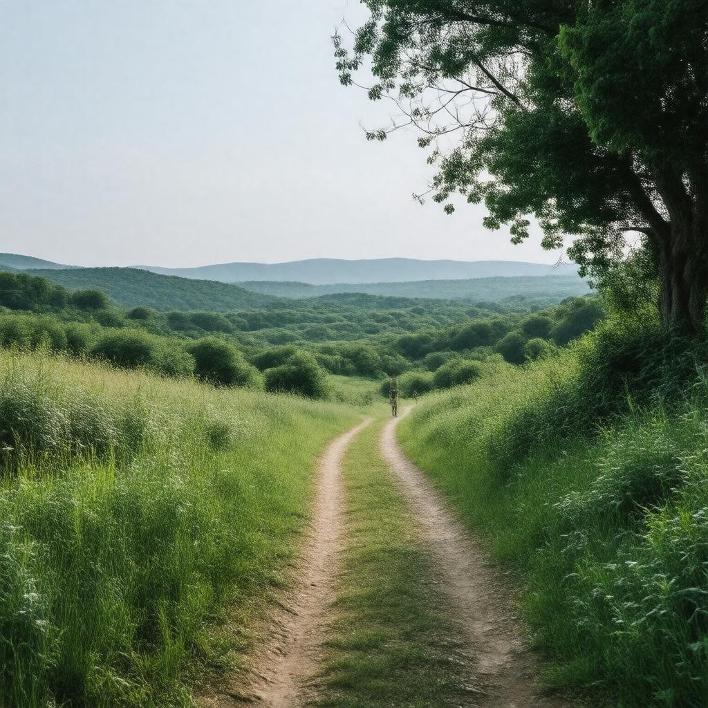 AI-created image of Sand Hill Trail