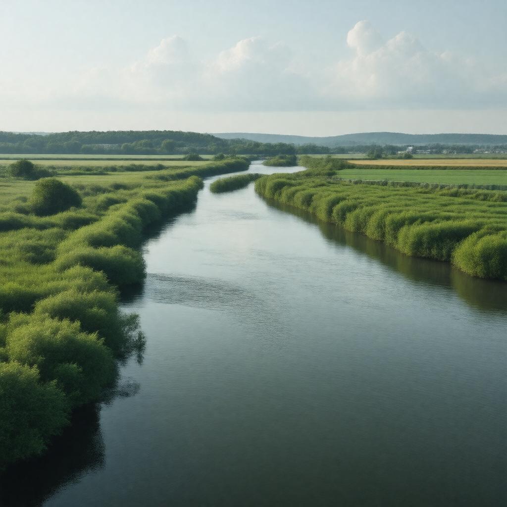 AI-created image of Sandusky River