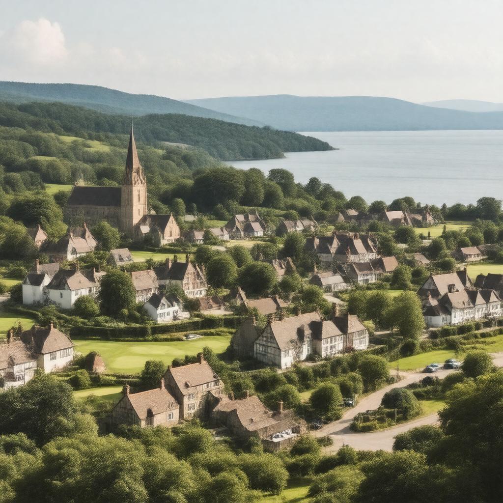 AI-created image of Sandwich, Kent, England