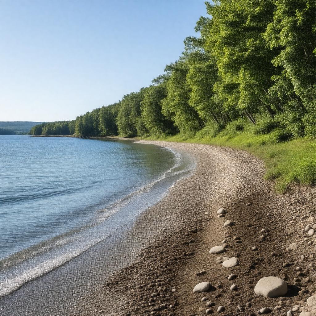 AI-created image of Sandy Cove Provincial Park