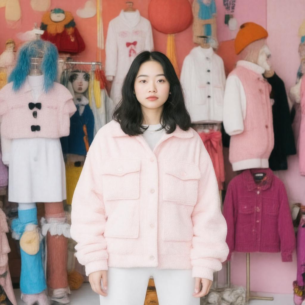 AI-created image of Sandy Liang