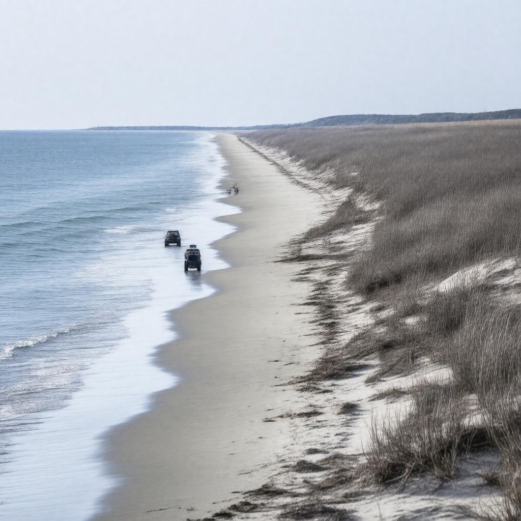 AI-created image of Sandy Neck Beach