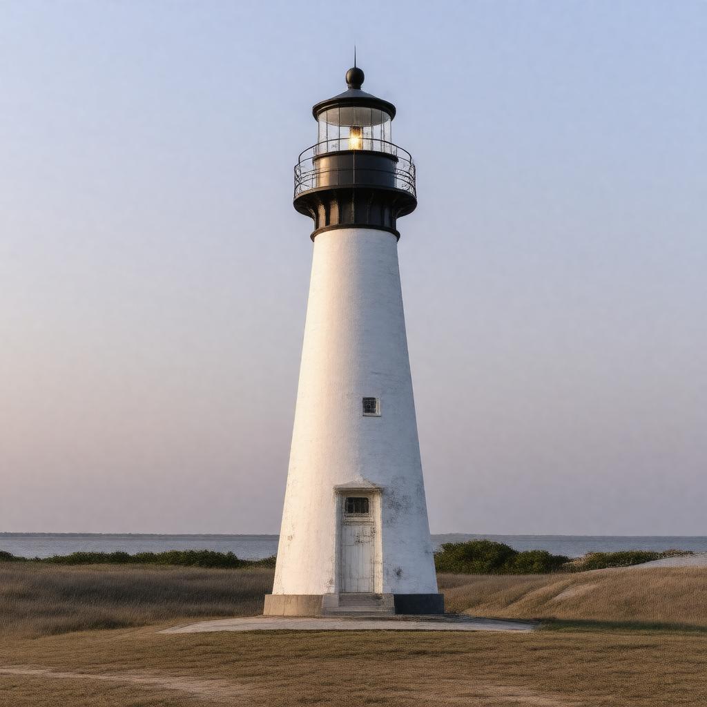 Click to view larger image AI-created image of Sandy Neck Light