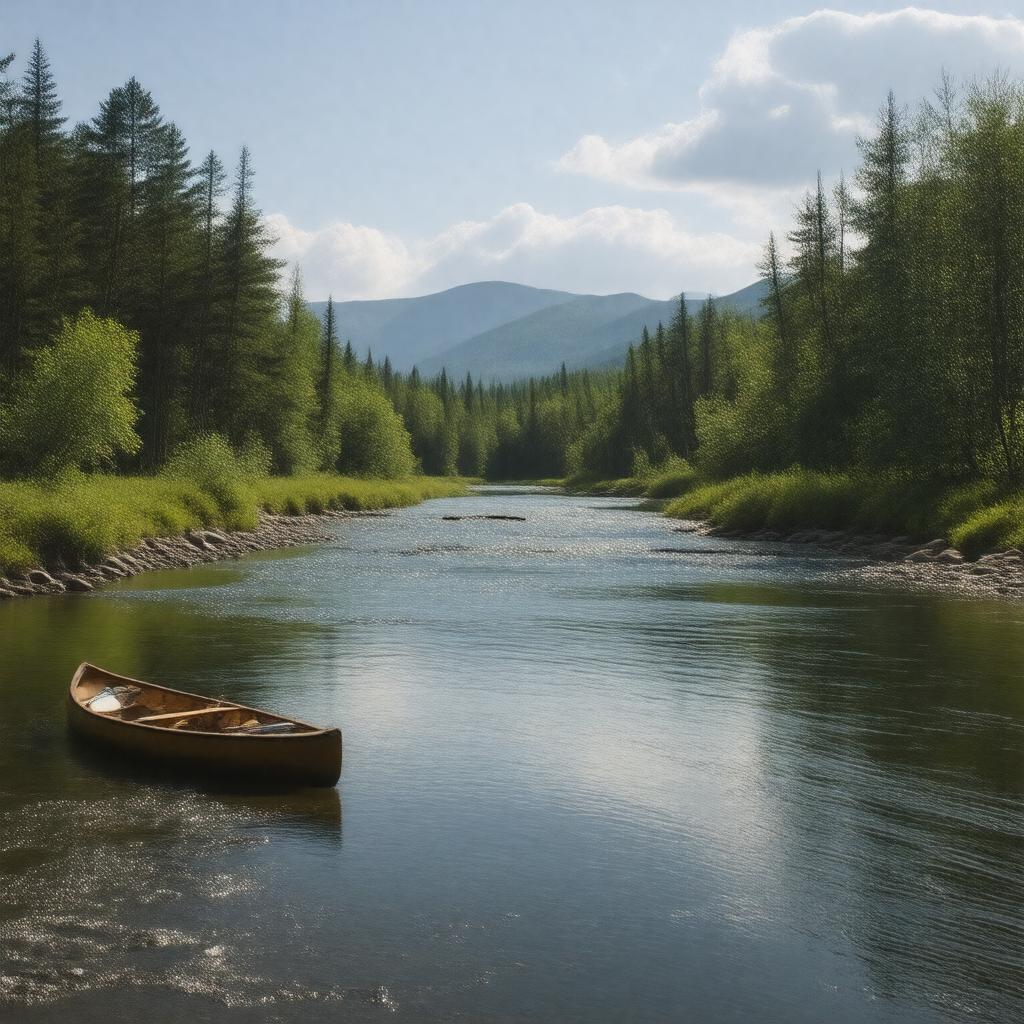 AI-created image of Sandy River