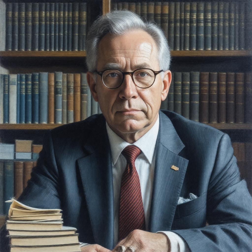 AI-created image of Sanford Levinson