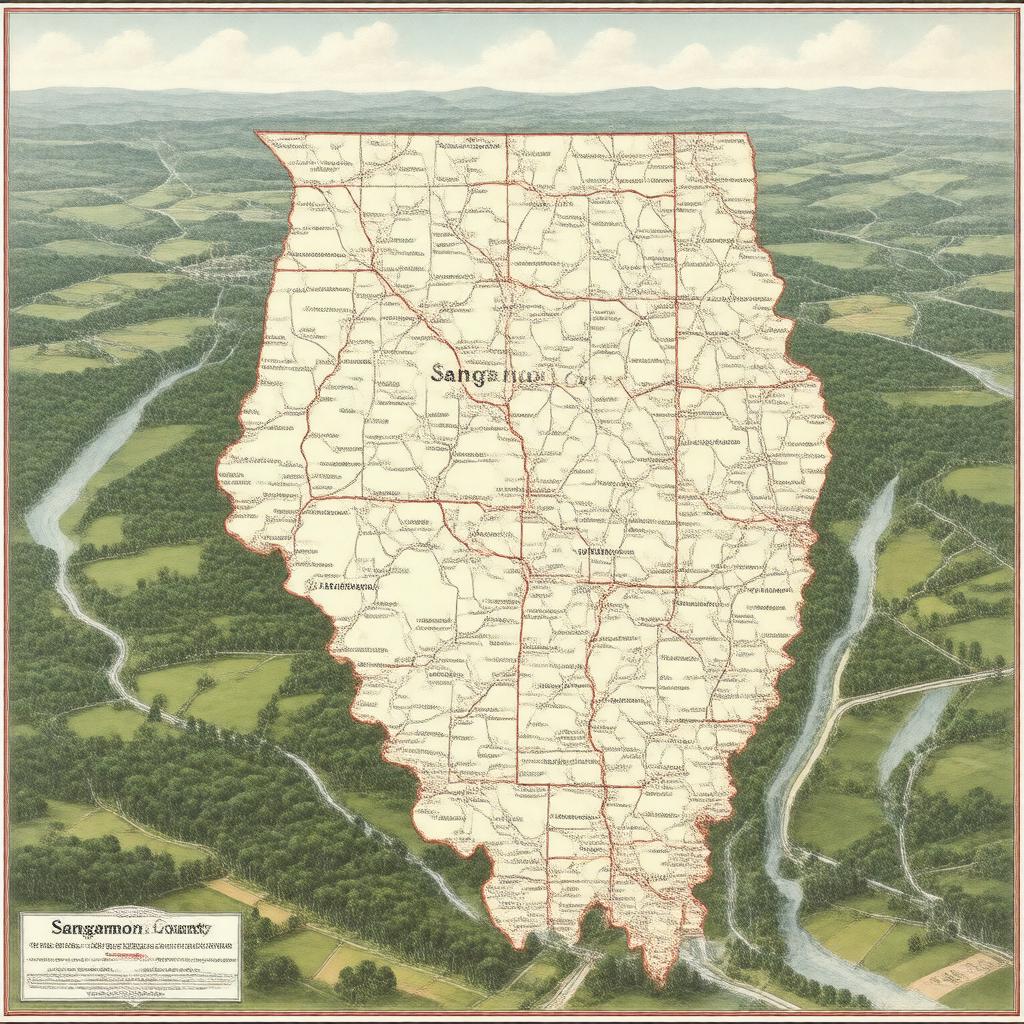 AI-created image of Sangamon County