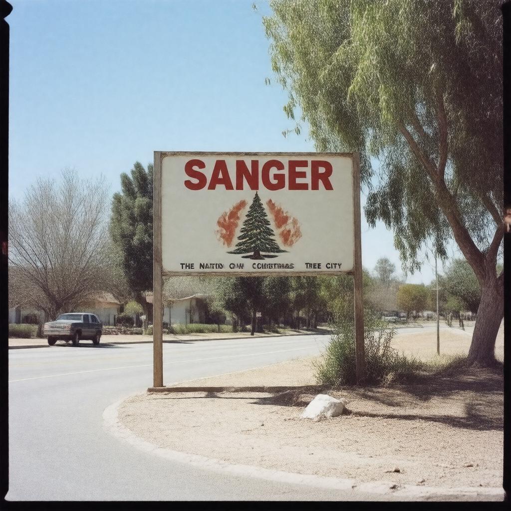 AI-created image of Sanger, California