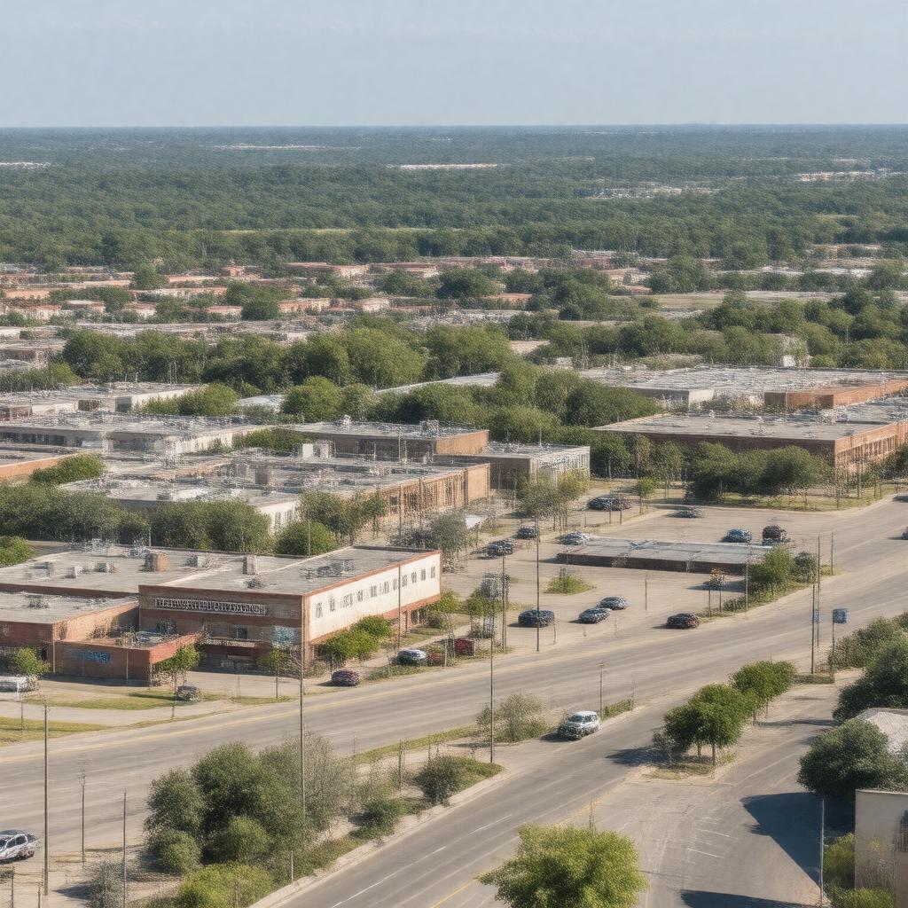 AI-created image of Sanger, Texas