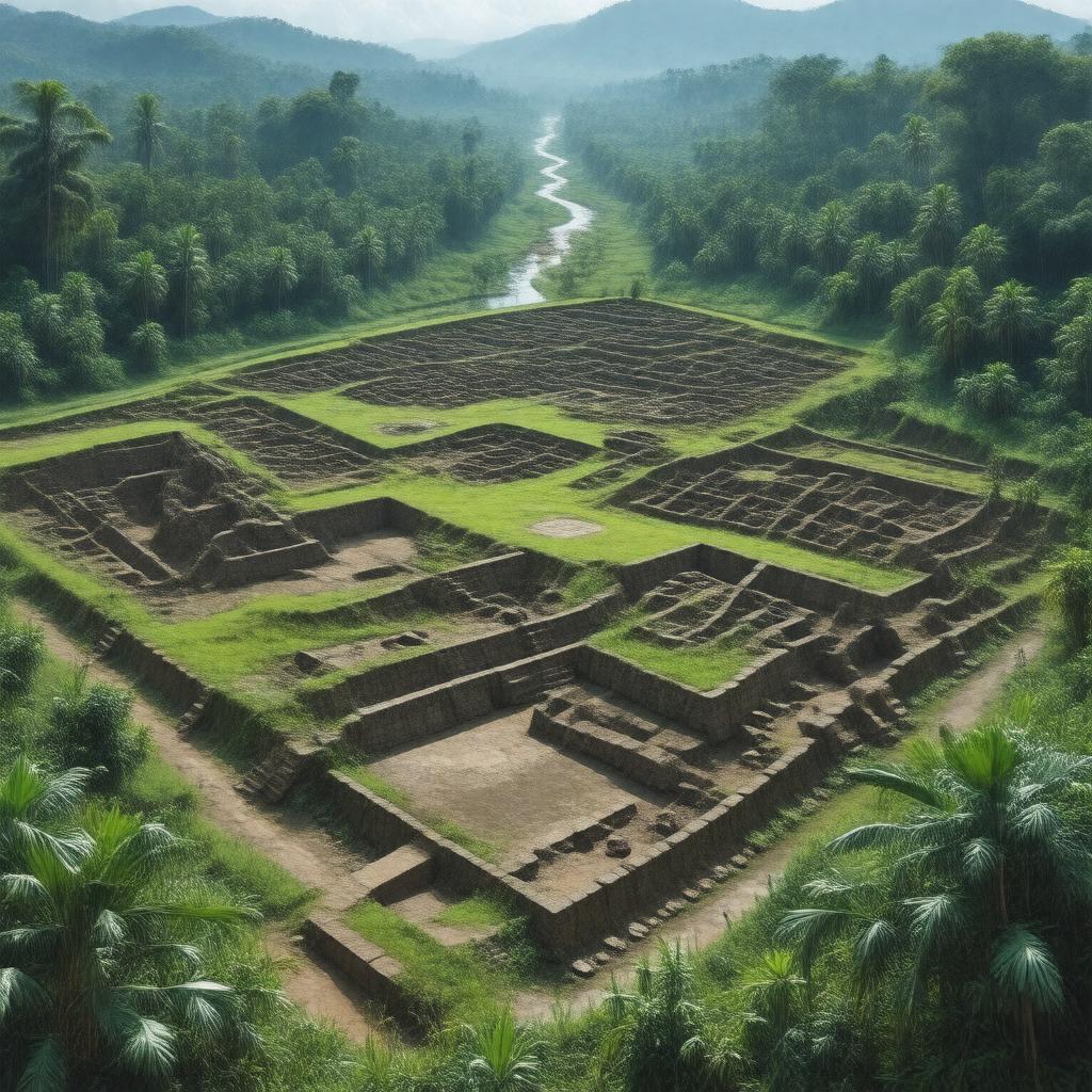 Click to view larger image AI-created image of Sangiran Early Man Site