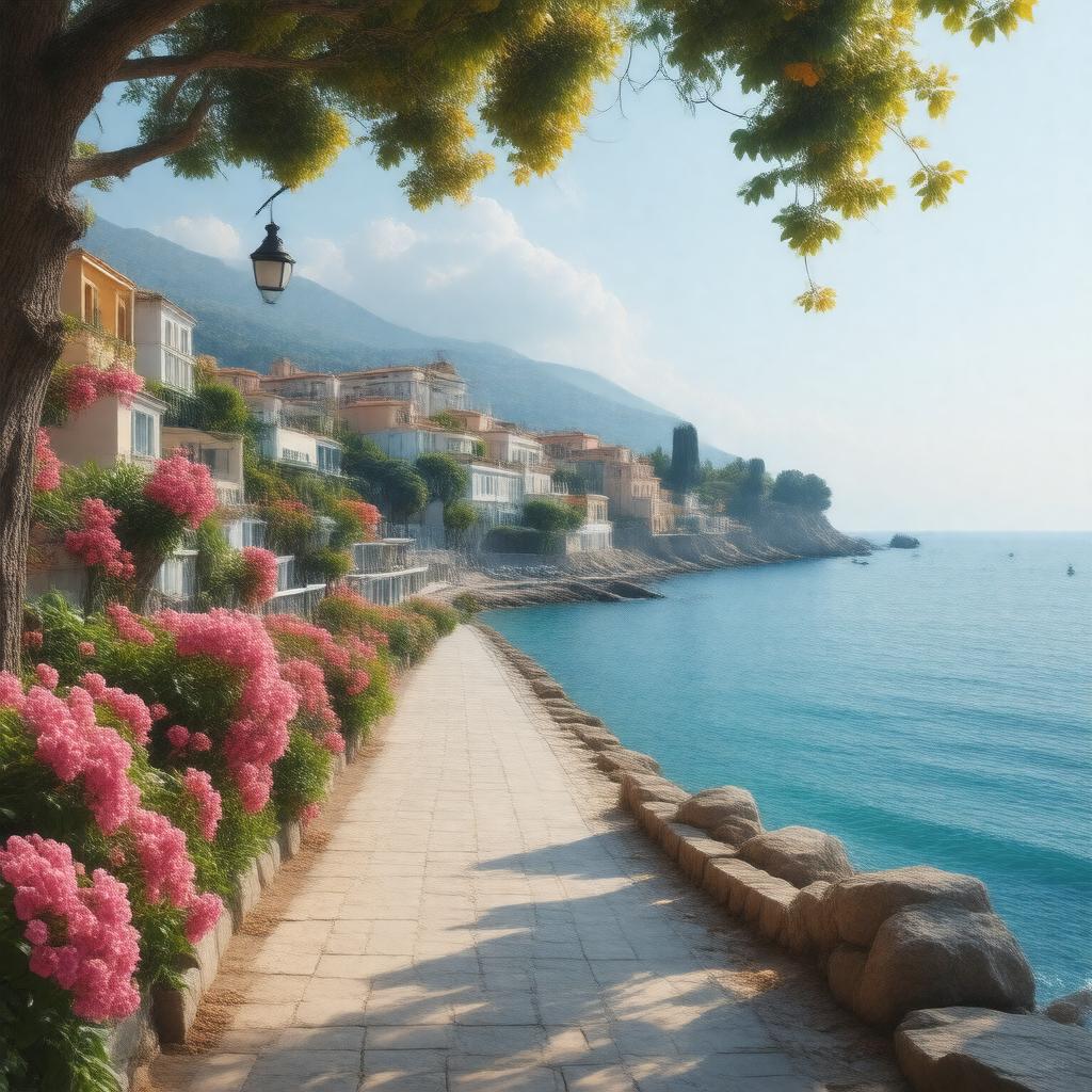 AI-created image of Sanremo, Italy