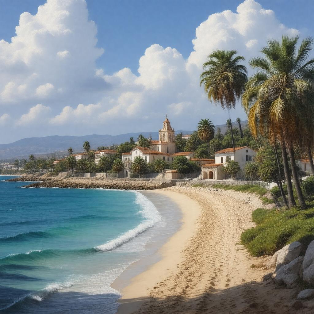 AI-created image of Santa Barbara, California
