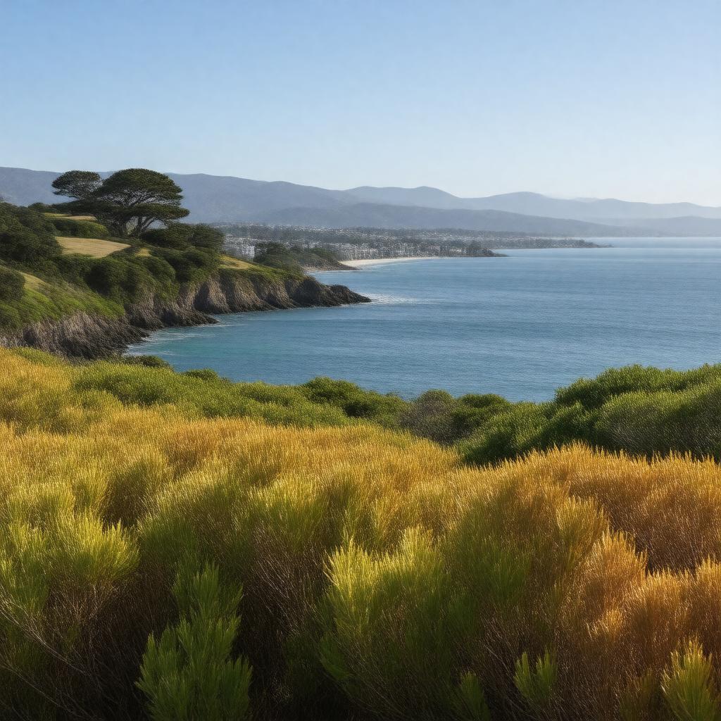 Click to view larger image AI-created image of Santa Barbara Coastal LTER