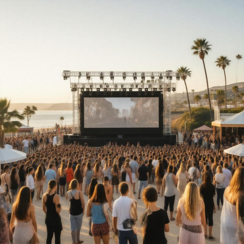 Click to view larger image AI-created image of Santa Barbara International Film Festival