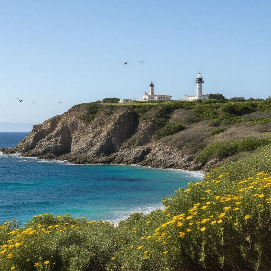 AI-created image of Santa Barbara Island