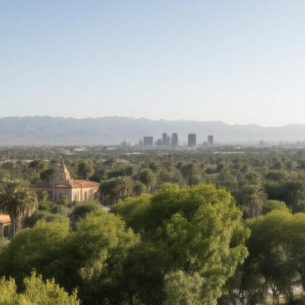 AI-created image of Santa Clara, California, United States