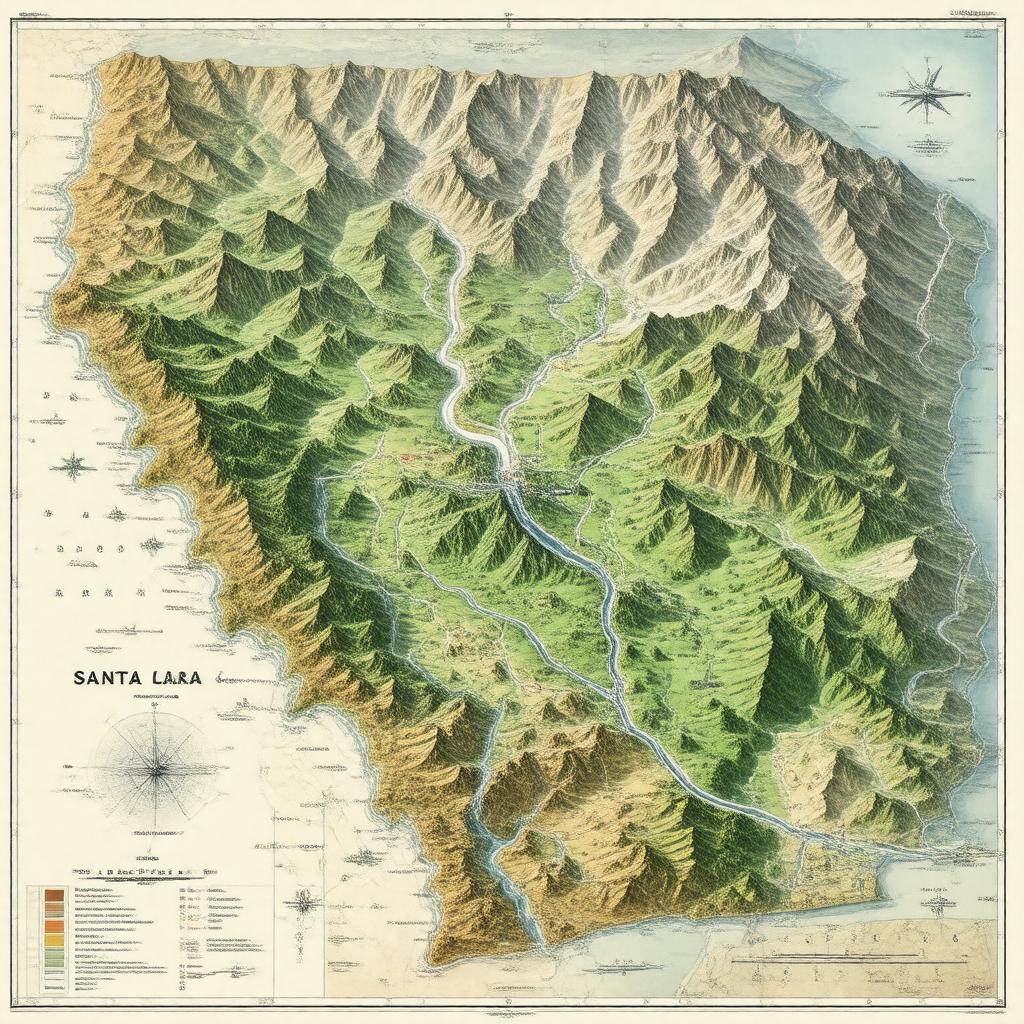AI-created image of Santa Clara County