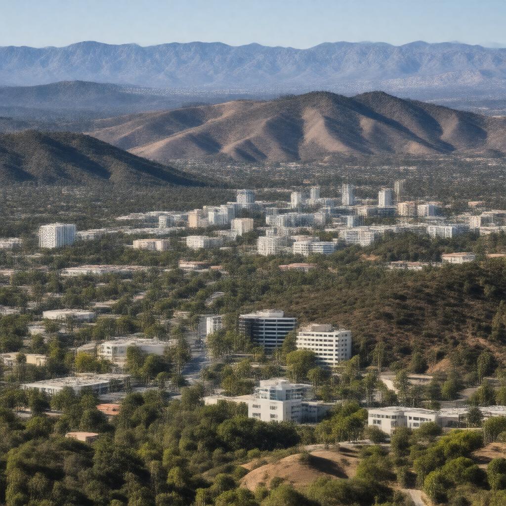 AI-created image of Santa Clara County, California