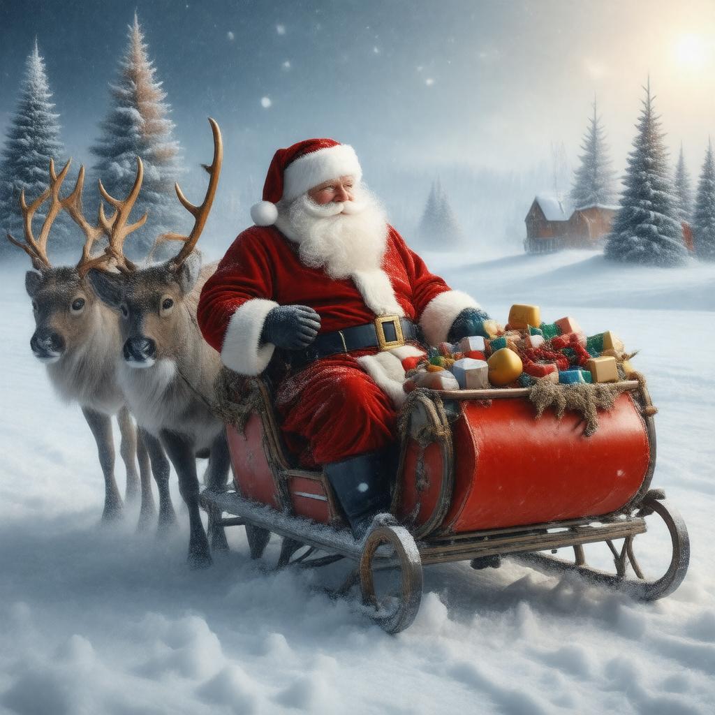 AI-created image of Santa Claus