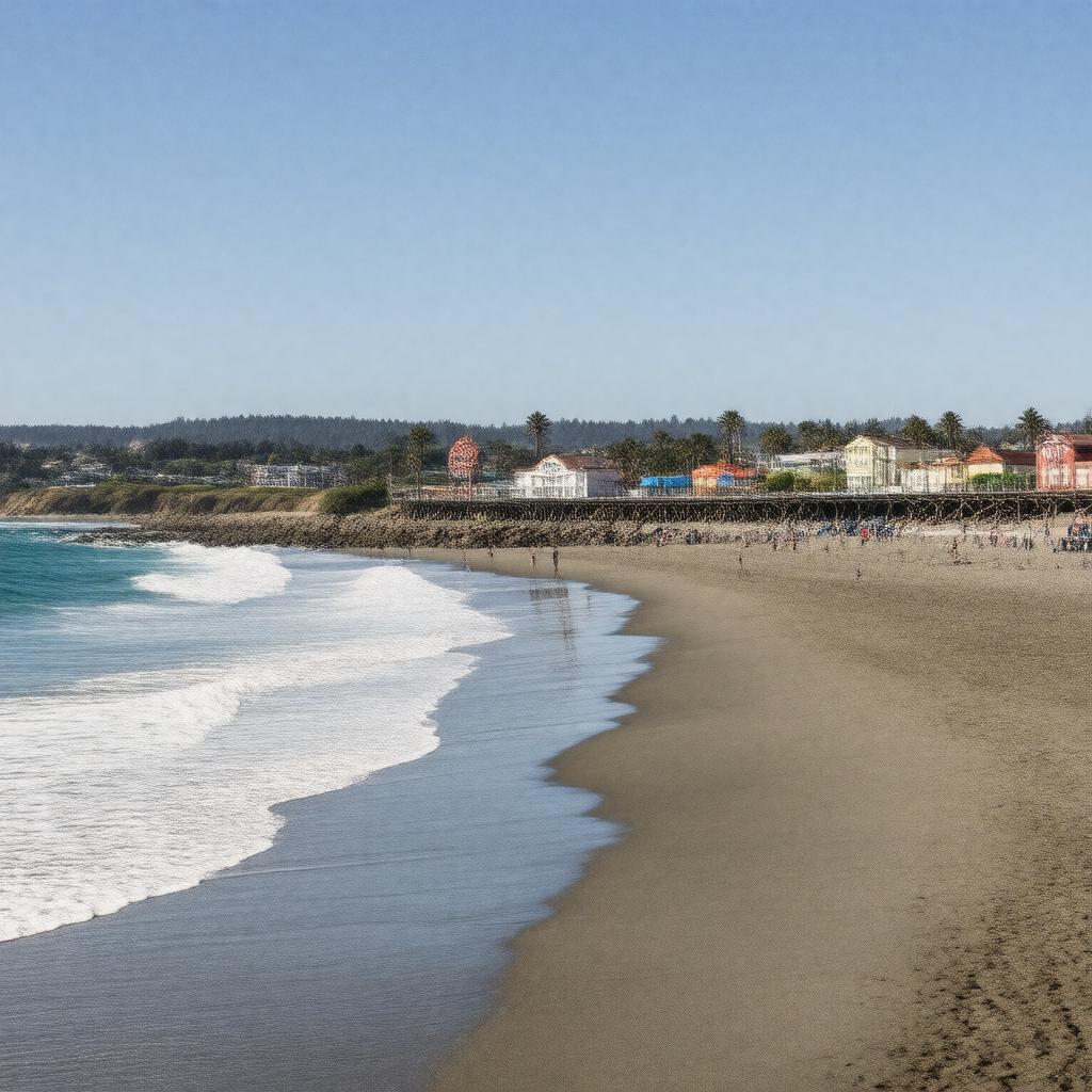 AI-created image of Santa Cruz, California, United States