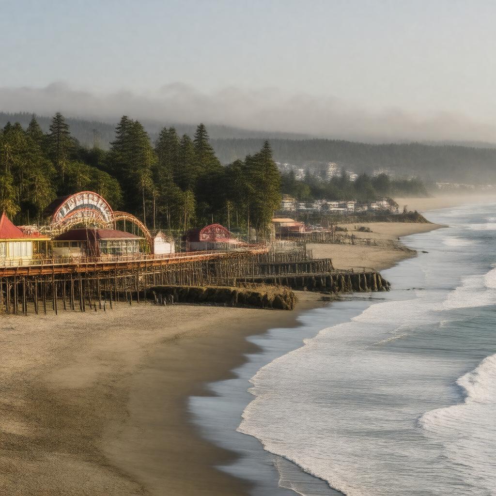 AI-created image of Santa Cruz County