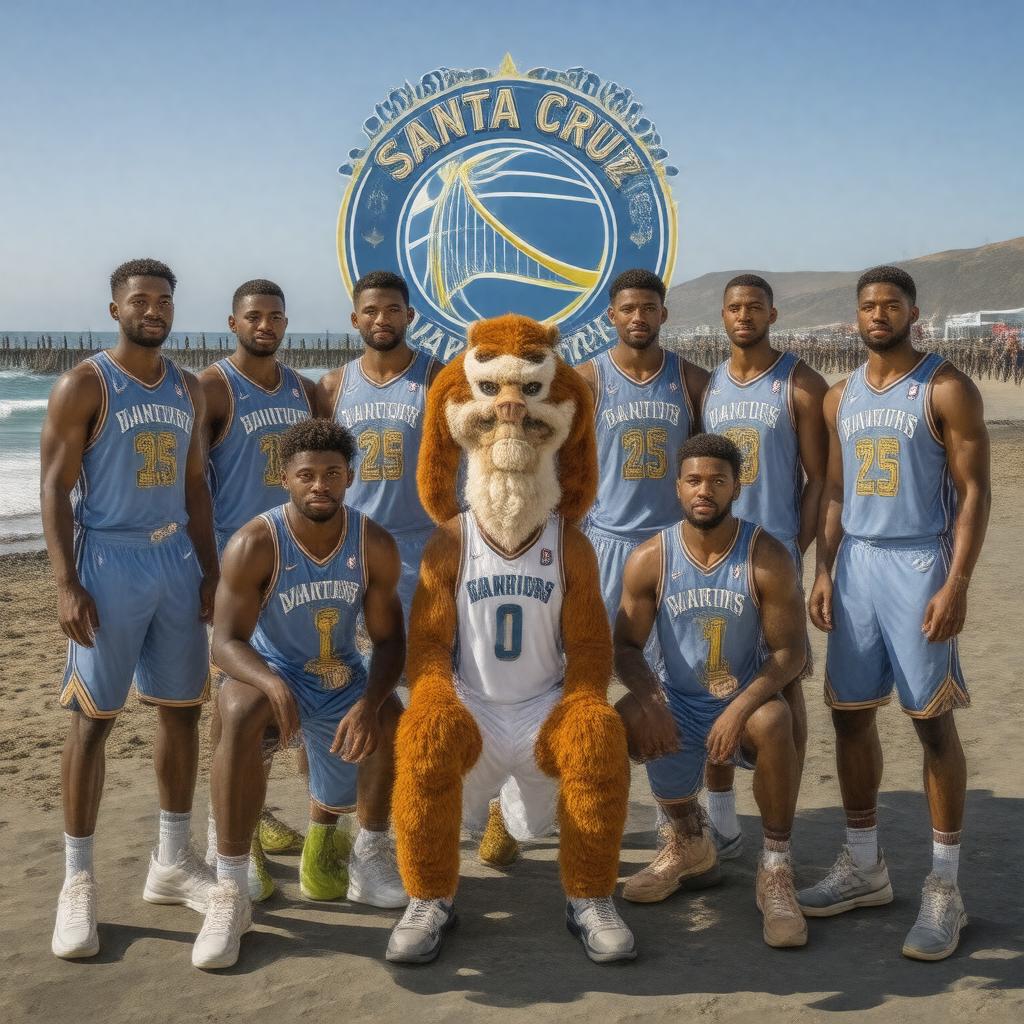 AI-created image of Santa Cruz Warriors (rehab assignment)
