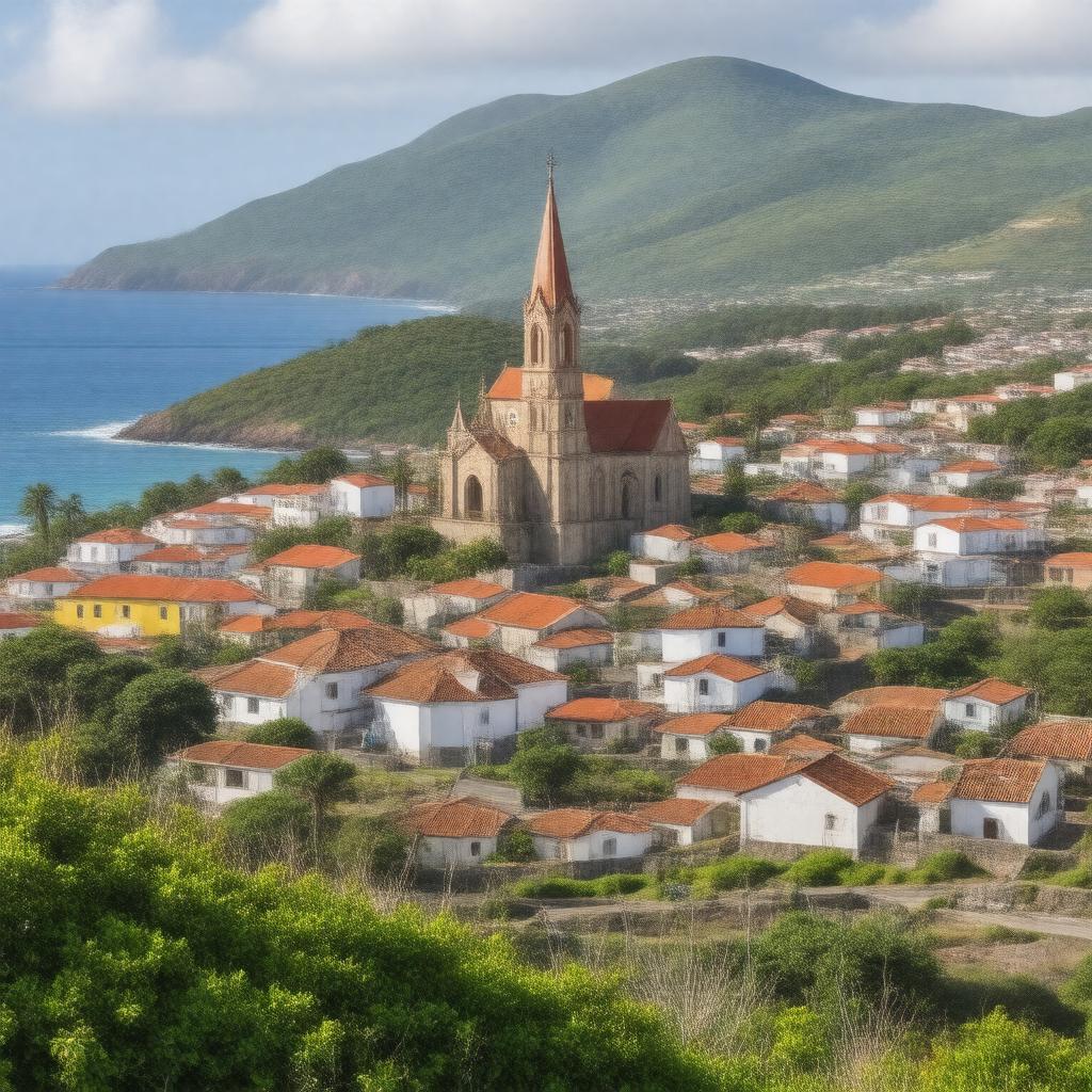 Click to view larger image AI-created image of Santa Cruz das Flores