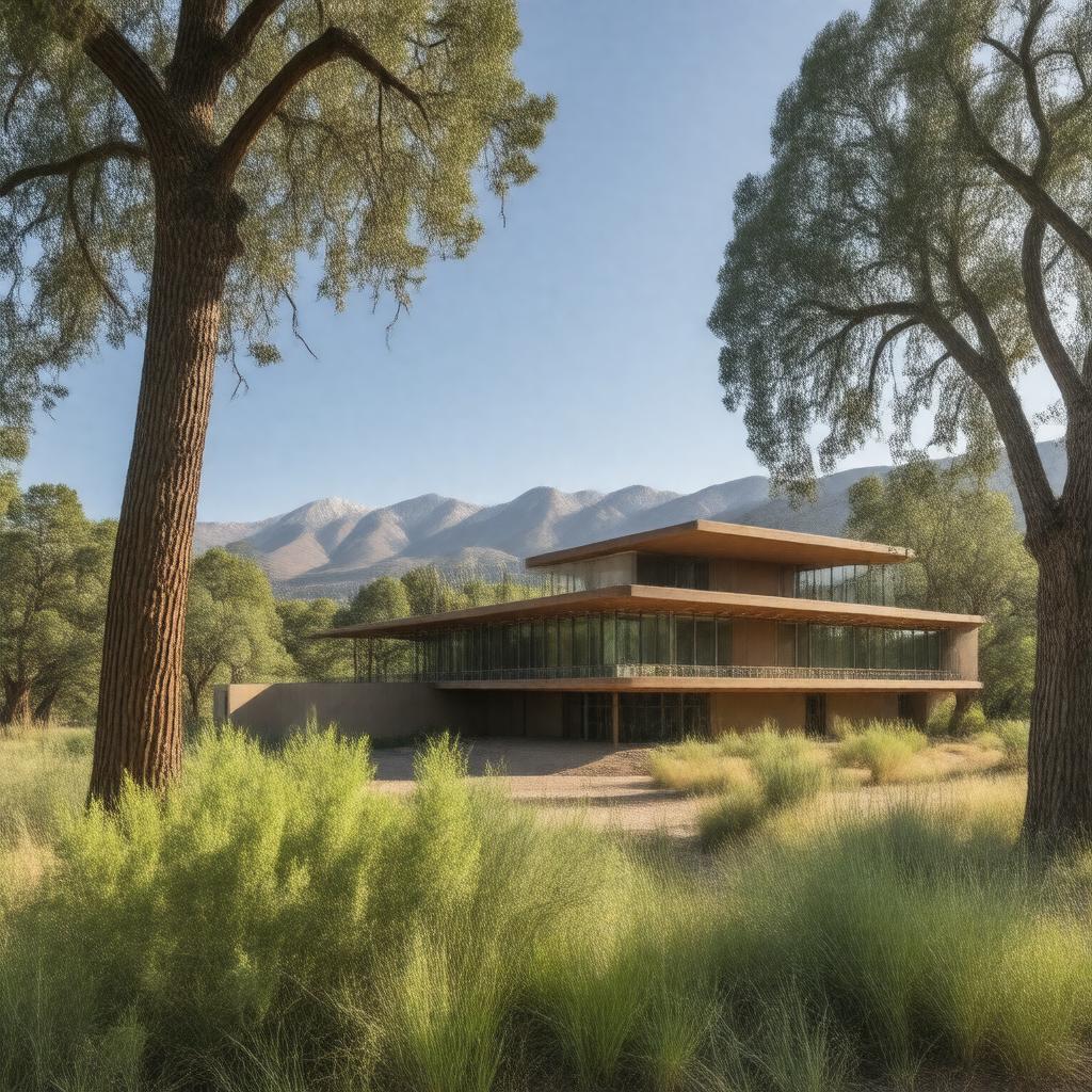 AI-created image of Santa Fe Institute