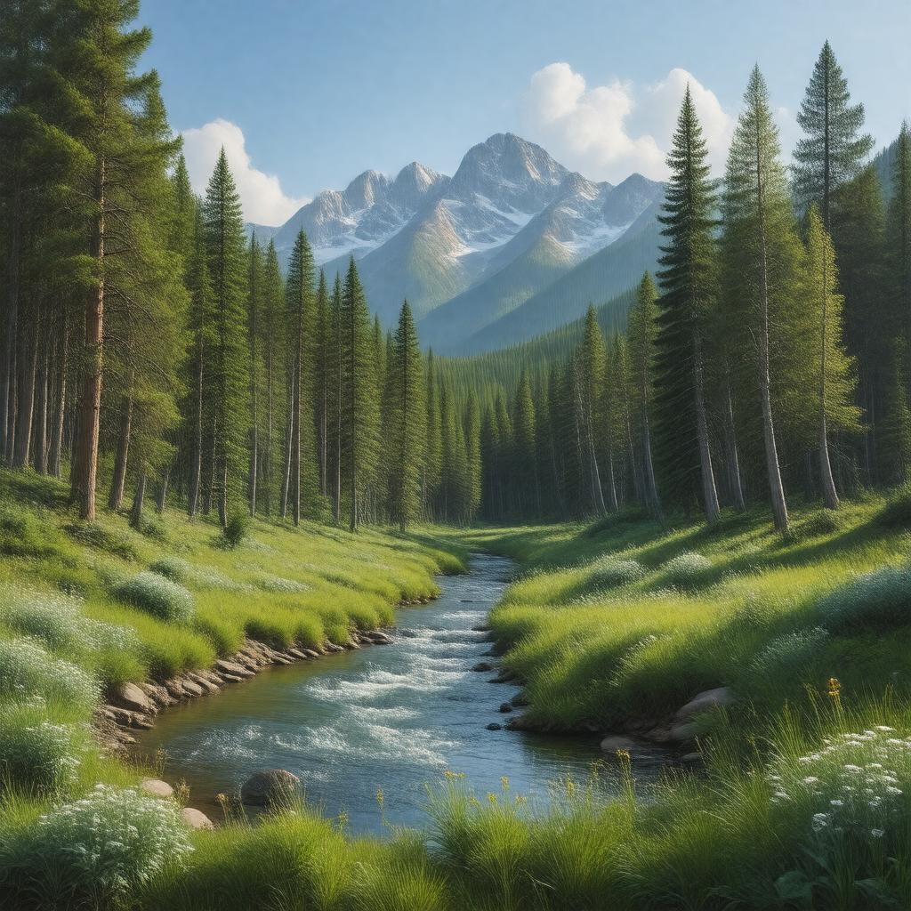 AI-created image of Santa Fe National Forest