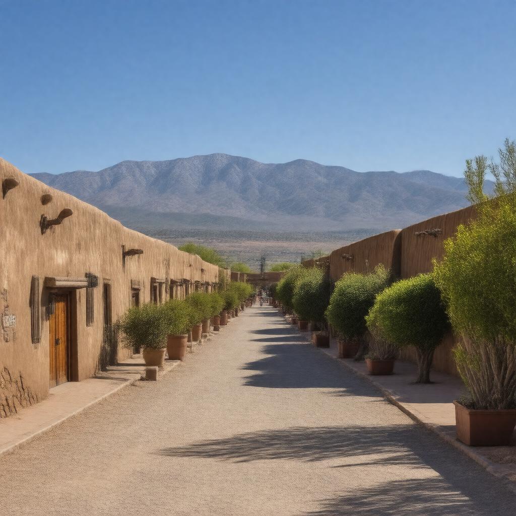 AI-created image of Santa Fe