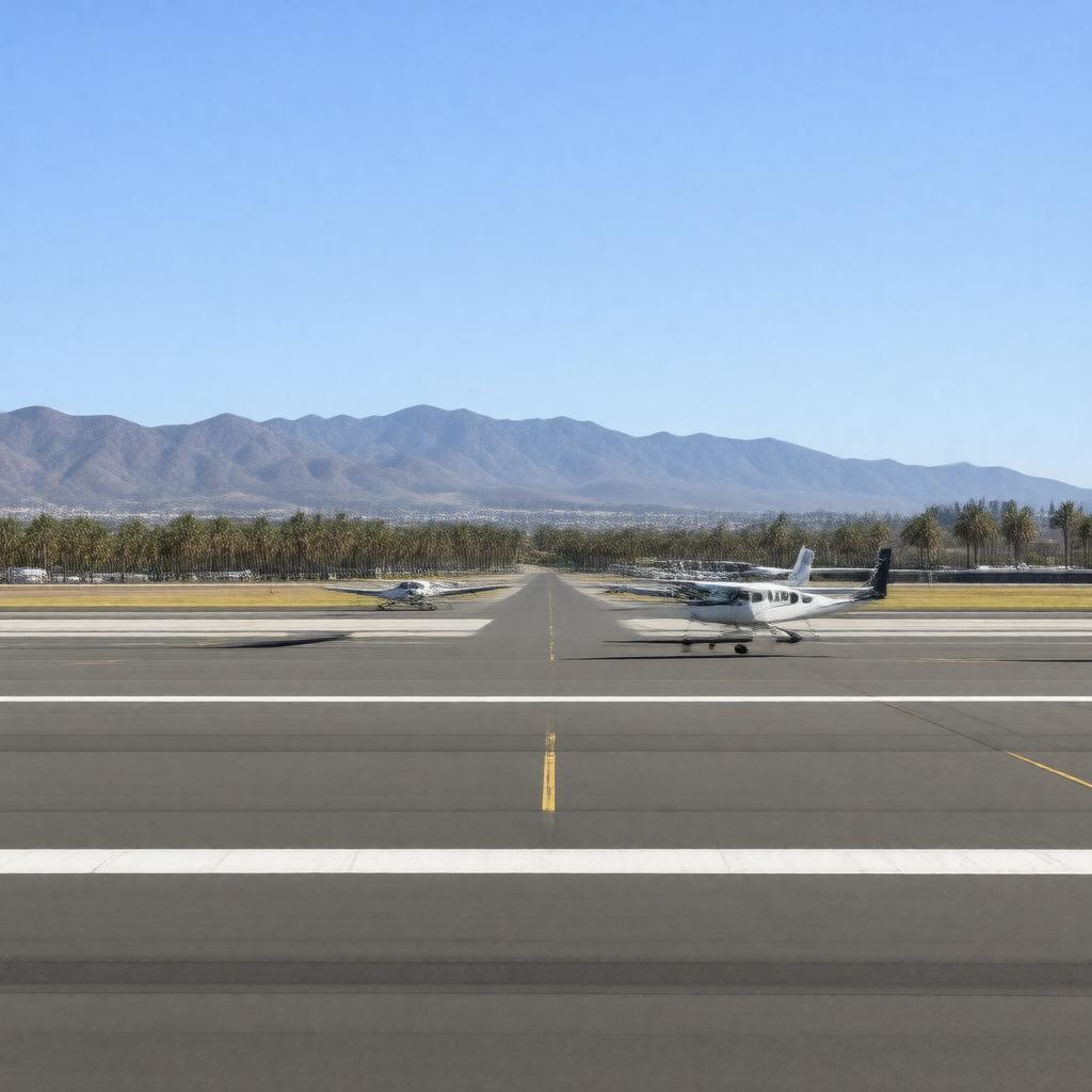 AI-created image of Santa Monica Airport