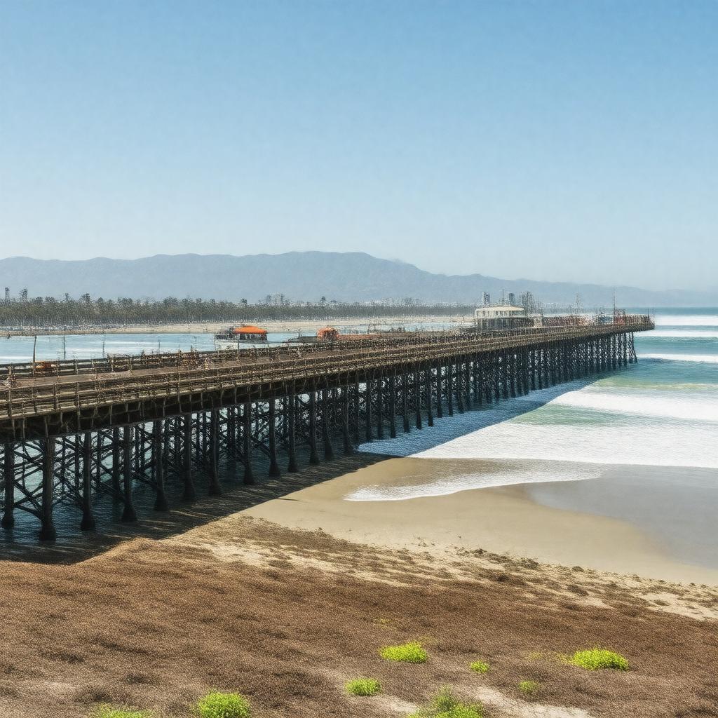 AI-created image of Santa Monica, California, United States