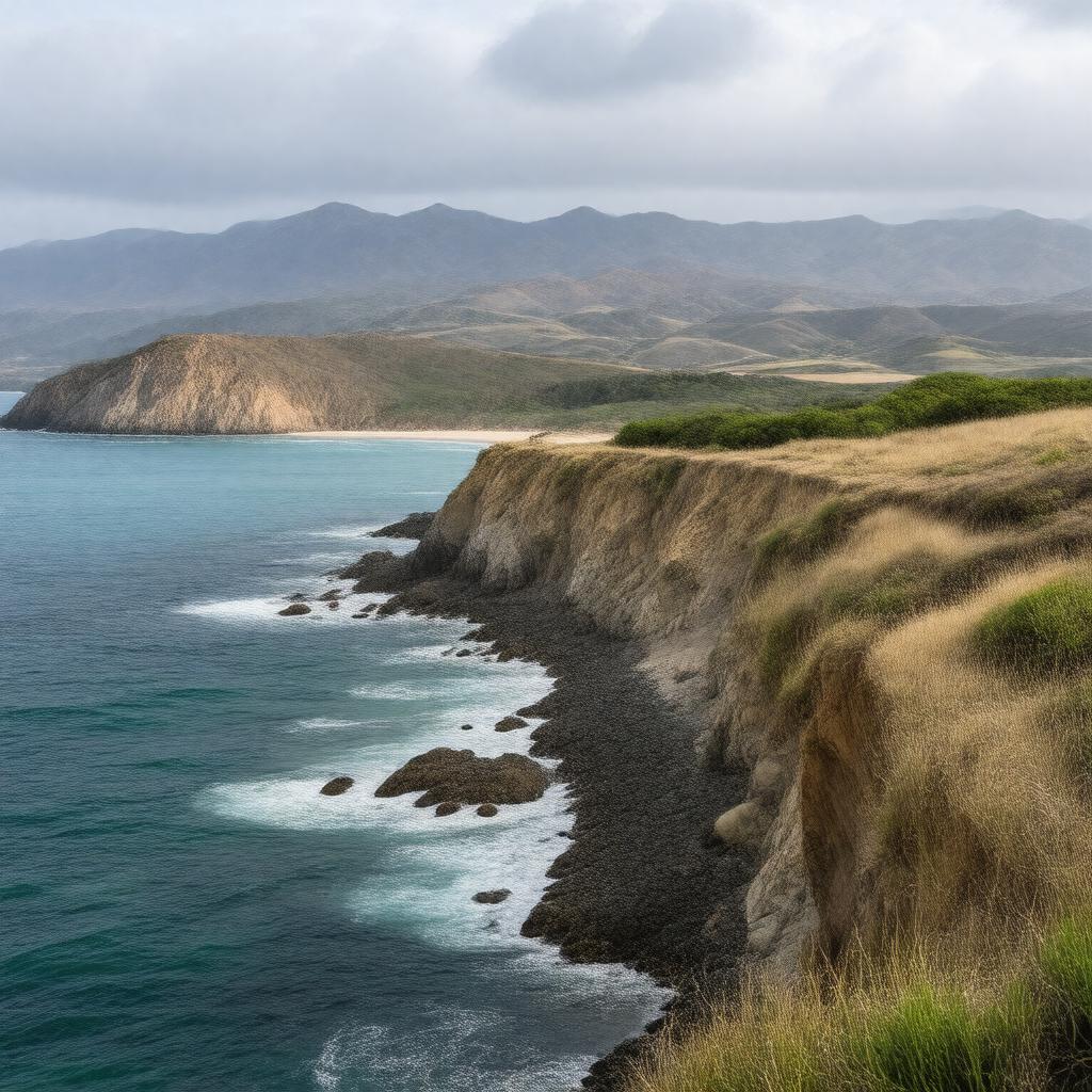 AI-created image of Santa Rosa Island