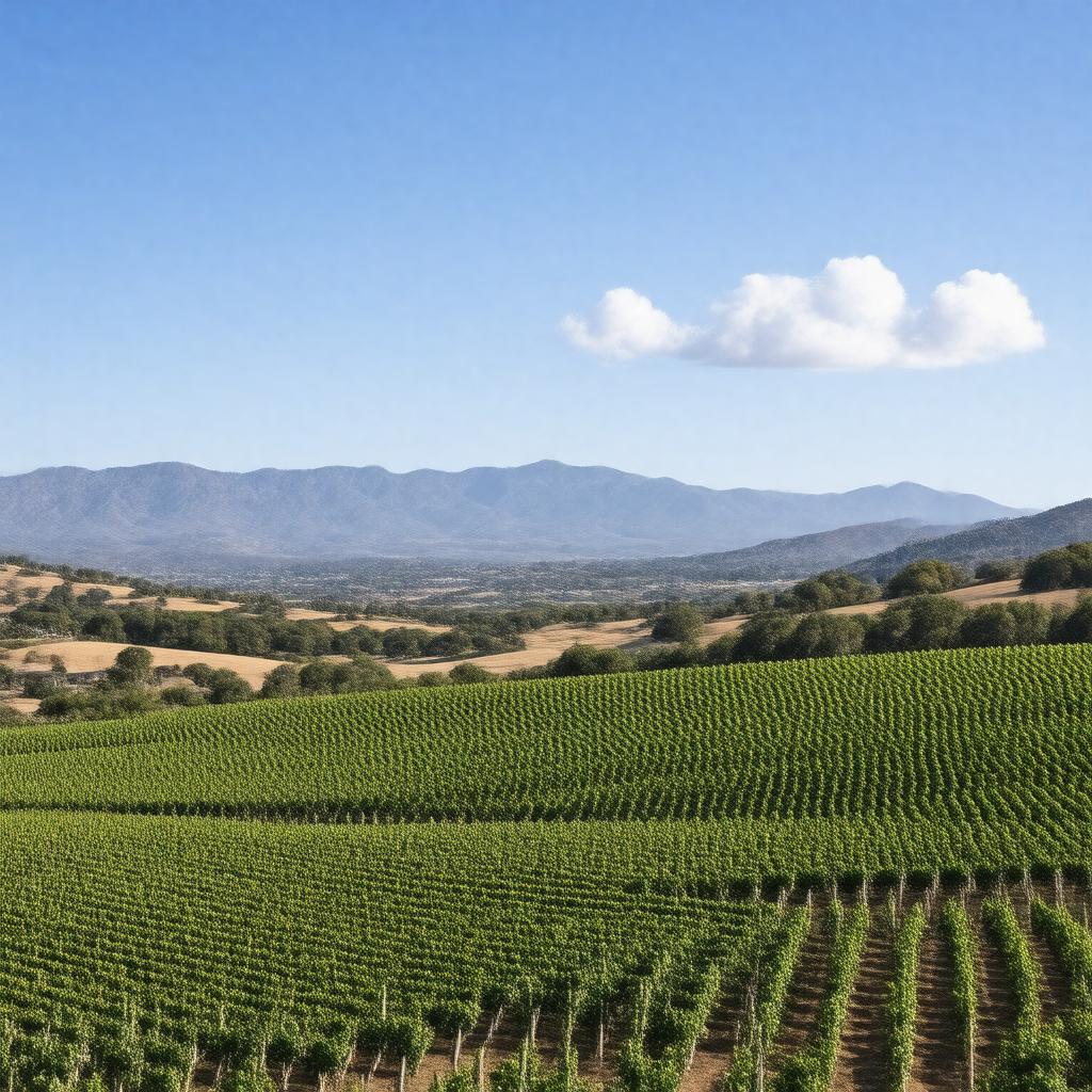 AI-created image of Santa Ynez Valley