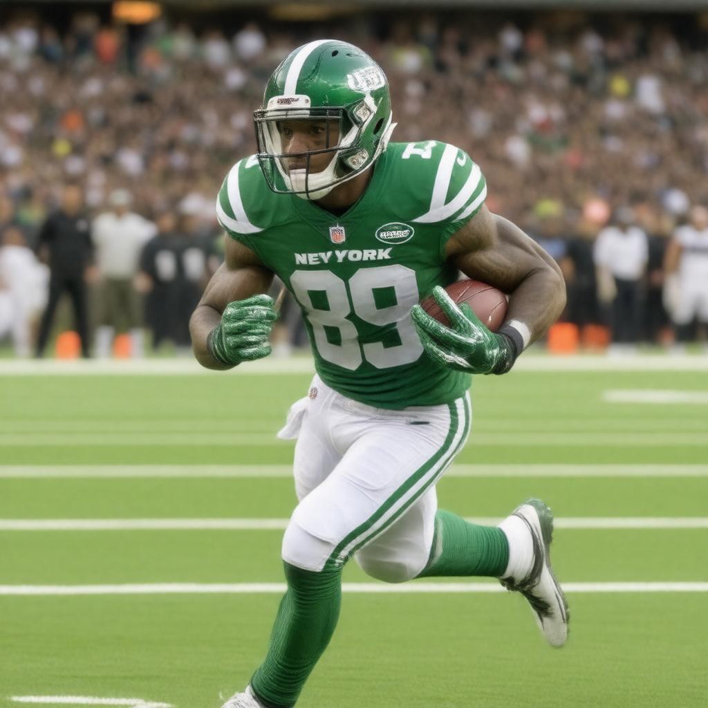 AI-created image of Santana Moss