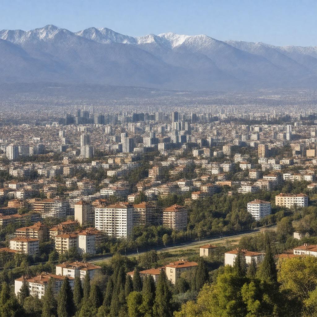 AI-created image of Santiago, Chile