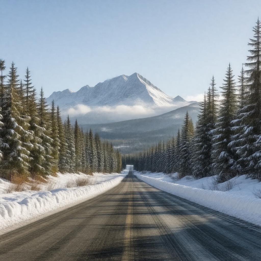AI-created image of Santiam Pass