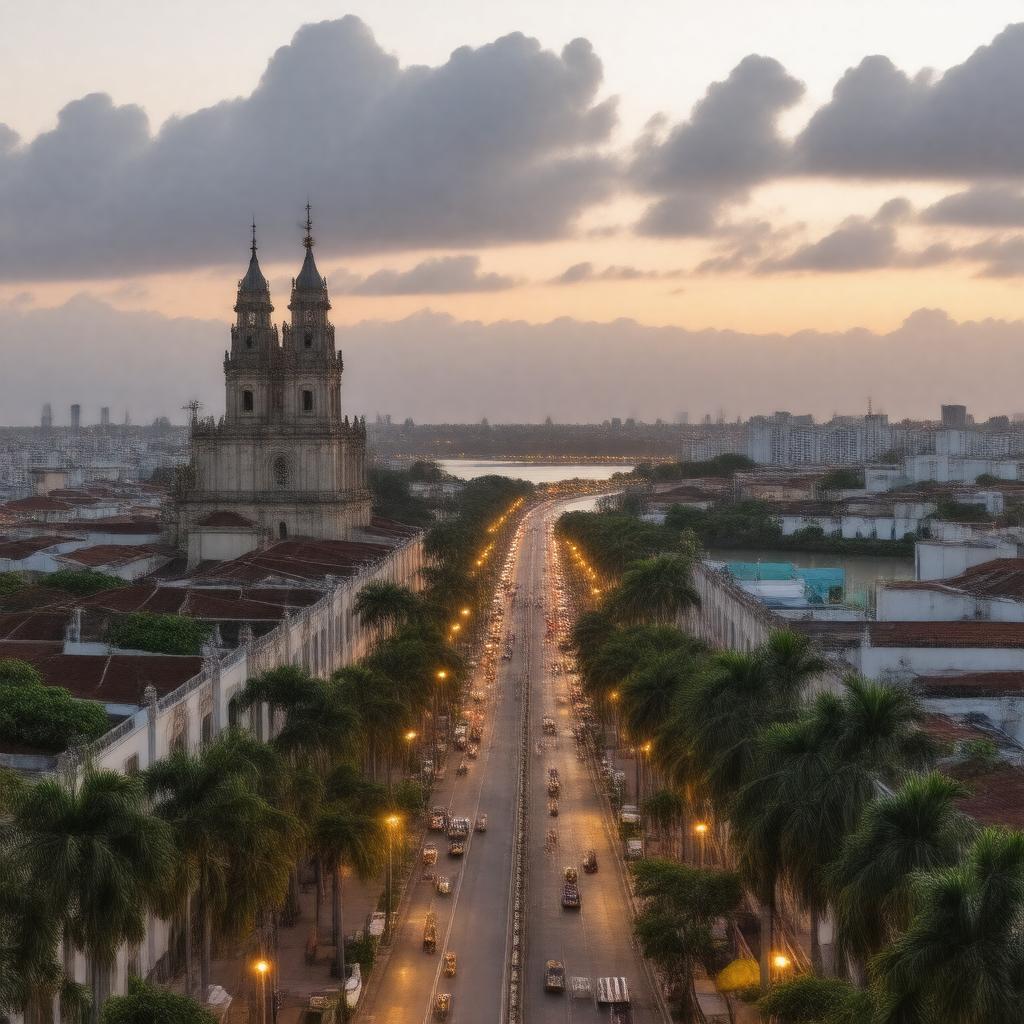 AI-created image of Santo Domingo