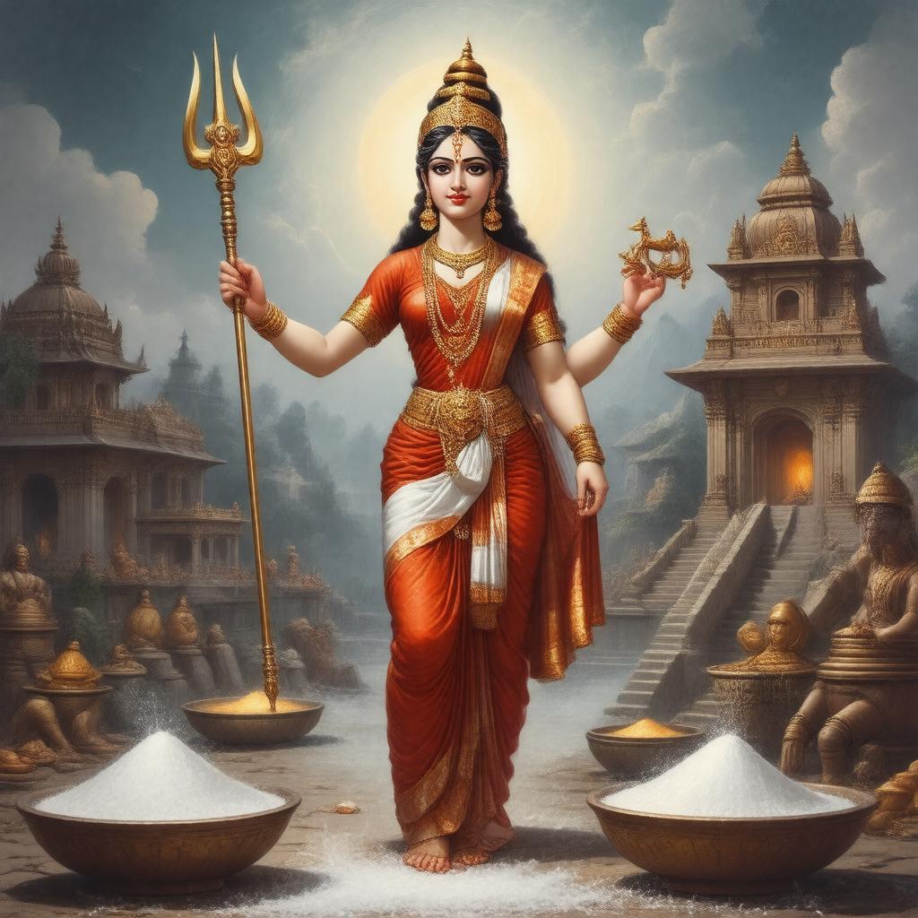 AI-created image of Santoshi Ma