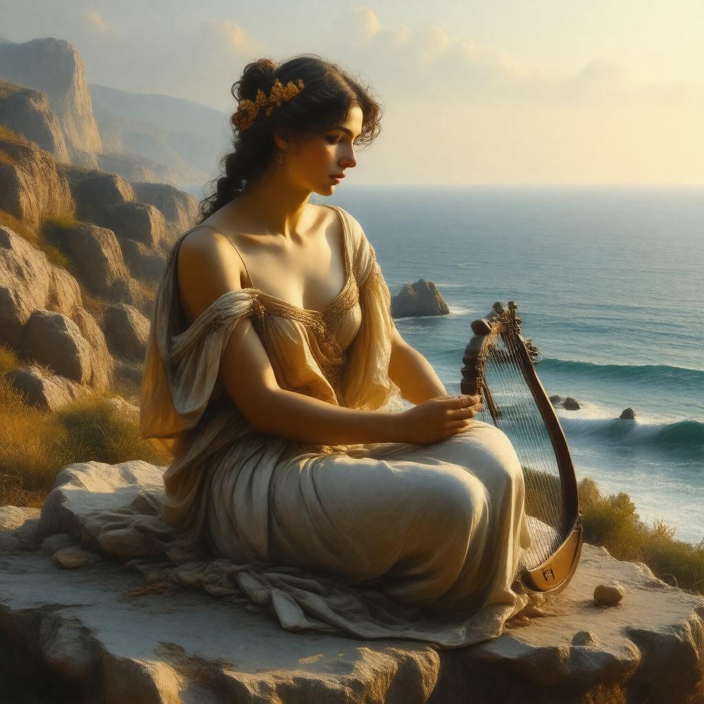 AI-created image of Sappho