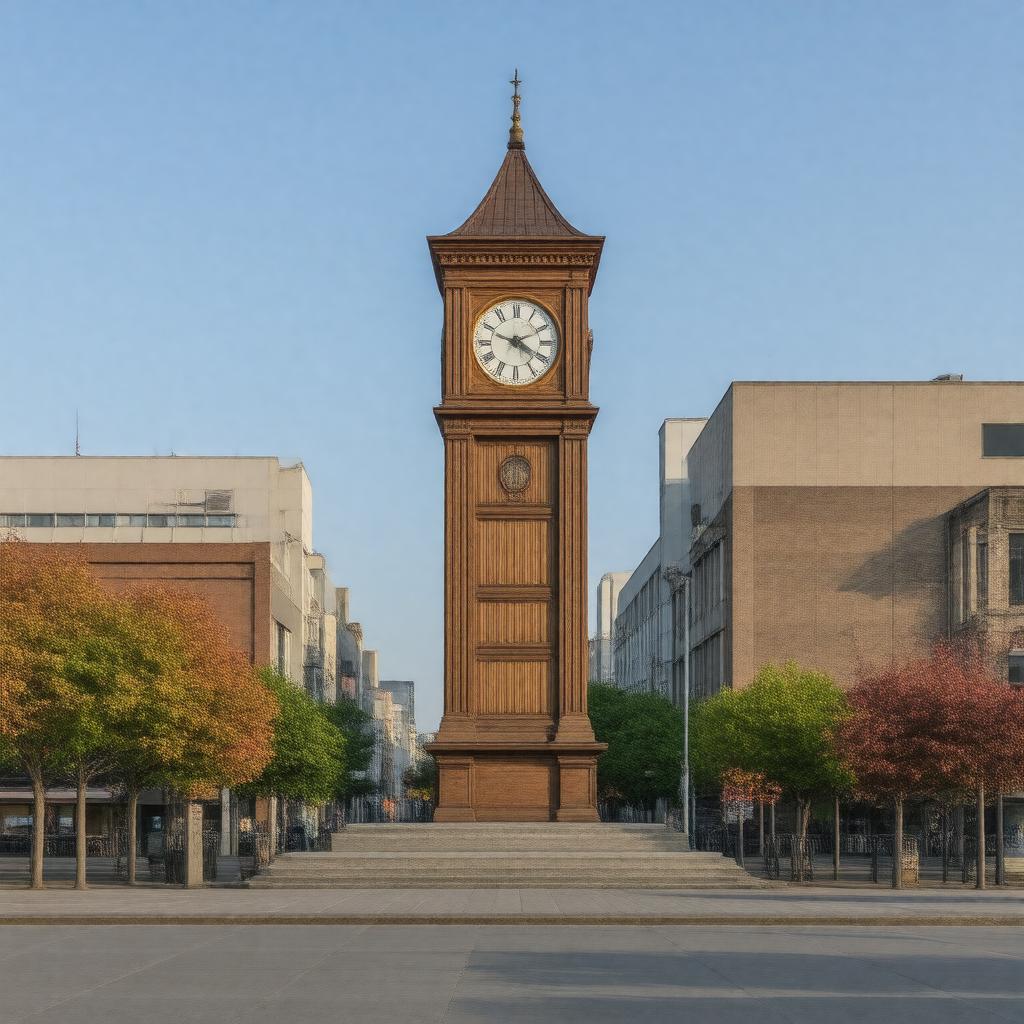Click to view larger image AI-created image of Sapporo Clock Tower